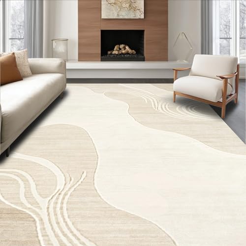 ODIKA Flatwoven High Traffic Area Rug 8x10, Natural Solid –