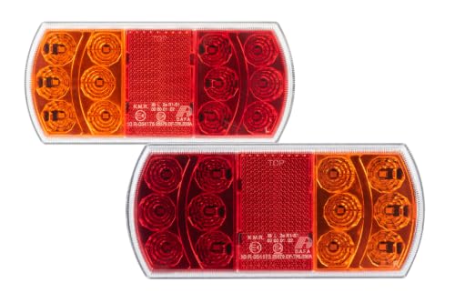 Kit feux arrière LED 12/24V L1846 L1847 gauche droit pour remorque et camion
