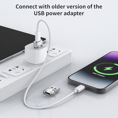 image for Fidioto USB to USB C Adapter 5 Pack,USB C Female to A Male Charger Con