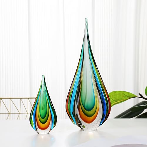 Escultura de vidrio Murano hecha a mano para decoración miniatura 4