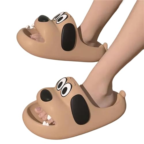Sandales femme été confortables pour la maison et l'extérieur en chocolat taille 44-45