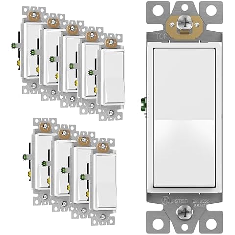 ENERLITES 3-Way Decorator Paddle Rocker Light Switch Cover