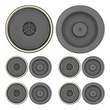 YceLon 10 Stück 40 mm Gummistopfen Karosseriestopfen – Unterbodenstopfen wasserdicht für VW Audi & mehr, graue Dichtung für Chassis- und Kofferraumabdichtung