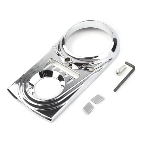 Couvercle d'insertion pour tableau de bord Softail FLSTF, insert de compteur finition miroir - 3