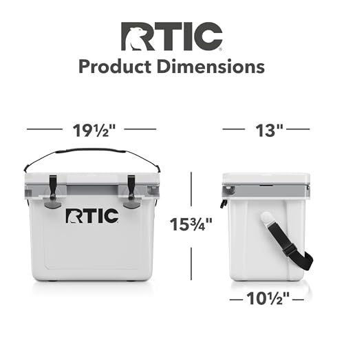Rtic DCL-GJ2024062701-1527 Ultra-Light 22 Quart Hard Cooler Insulated Portable Ice Chest Box thumb #3