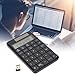 Zunate Number Pads, 29 Keys Calculator Numeric Keypad, Slim External Numpad Keyboard, Portable Silent Financial Accounting Keyboard for Laptop PC Computer