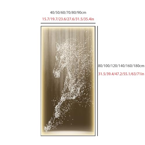 Lampe décorative moderne 3D LED tableau abstrait haut de gamme