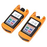 medidor de potencia de fibra optica Equipado con funda protectora de silicona, resistente a golpes y caídas, soporte de alta precisión de longitud de onda entre 800-1700 nm.