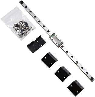 3D Printer Accessories X-axis Linear Guide Rail Lift Level Kit for Ender-3/V2/Ender3 PRO MGN9H Linear Rail 315mm for Ender3 Upgraded X-AXIS Linear Rail MGN9H 315MM Linear Guide with Backplane Fixing