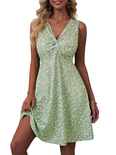 HUHOT Mini Petite Dresses for Women 5 Ft Milkmaid Dress