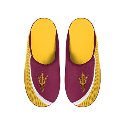 Image of FOCO Men's NCAA 2022 Big Logo Color Edge Slipper | Casual Slippers