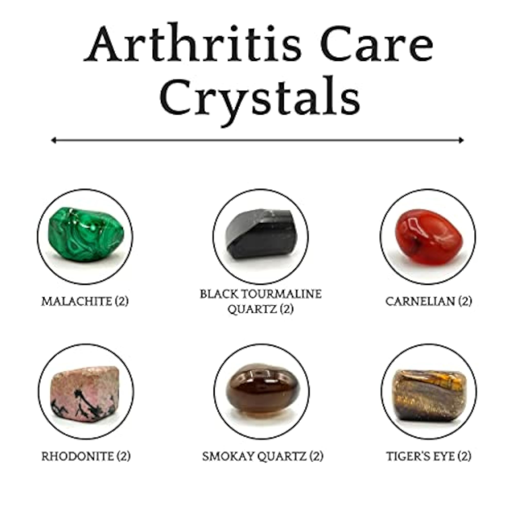 Arthritis Care Reiki Healing Crystal Bag