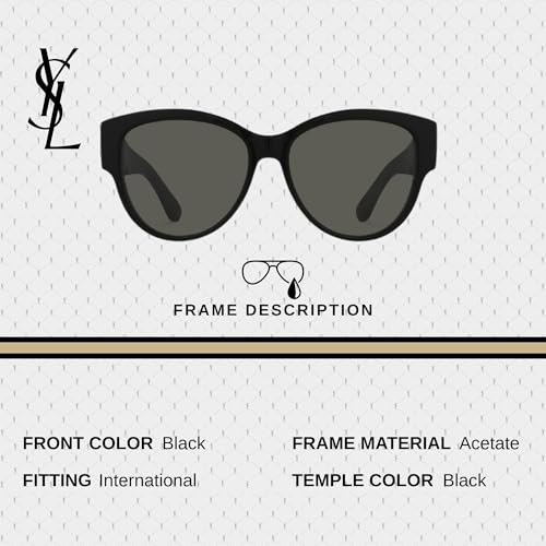 SAINT LAURENT SL M3 Square shape Sunglasses + Bundle with eSHADES Luxury Eyewear Kit3