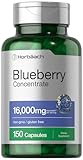 Blueberry Extract Supplement | 150 Capsules | Blueberry Concentrate | Non-GMO, Gluten Free | by Horbaach