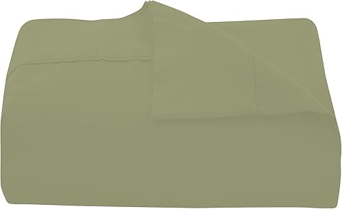 Miniatura 7 de Royale Linens - Sábana encimera tamaño individual XL, microfibra cepillada 1800, ultrasuave, transpirable, resistente a arrugasmanchas, la sábana