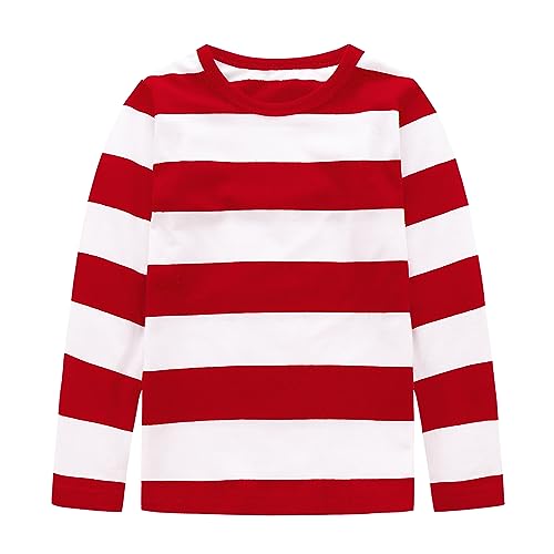 Kids Halloween Shirts Boys Halloween Tshirts Pumpkin Face Long Sleeve T-Shirts for Toddler Kids Boys Girls