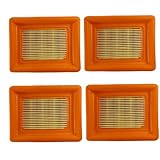Aftermarket 4PCS 4134-141-0300 Air Filter Fits for STIHL FS120 FS200 FS220 FS250 FS300 FS350 FS400