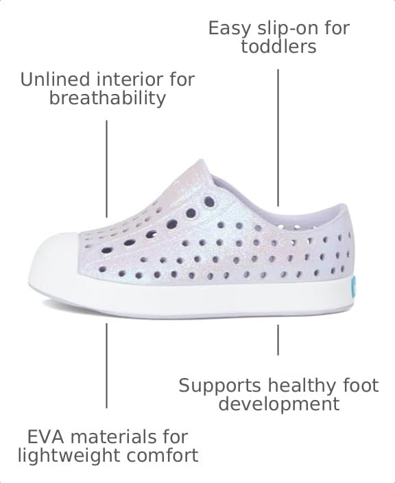 Image of Native Shoes Unisex-Child Jefferson Bio-Bling Sneakers