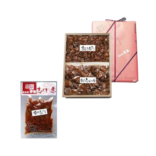 手むき蛤・手むきあさり志ぐれ 詰合(角箱入)+甘口あさり志ぐれ(袋入