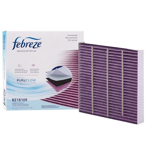 Febreze Odor Control Cabin Air Filter by PUREFLOW RZ18109 Fits 2017-2026 Honda CR-V 1.5L; 2016-2026 Civic 1.5L 2.0L; 2016-2022 HR-V 1.8L; 2018-2026 Odyssey 3.5L; 2020-2026 CR-V 2.0L