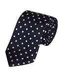 Gitman Bros Navy with Woven White Dots Tie REG