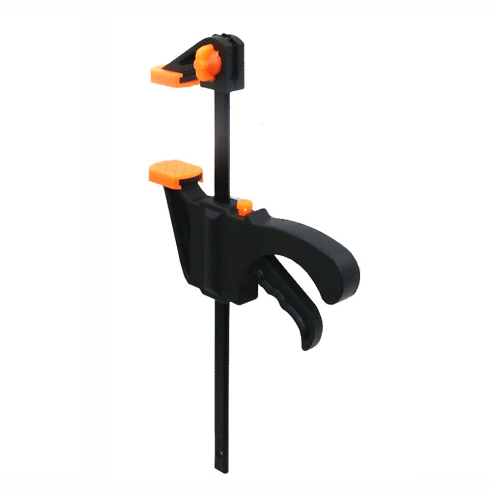 Quick Grip Clamps, 4 Inch Orange Quick Clamp Quick Orange/Red Release Clamps Plastic Quick Grip Clamps Ratchet Bar Clamps F Woodworking Clamps for
