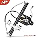 A-Premium Rear Right Passenger Power Window Regulator(2-Pin) Compatible with Chevrolet Trailblazer/Trailblazer EXT 2002-2006 & GMC Envoy XL 2002-2006, Envoy XUV 2004-2005 & Isuzu Ascender 2003-2005