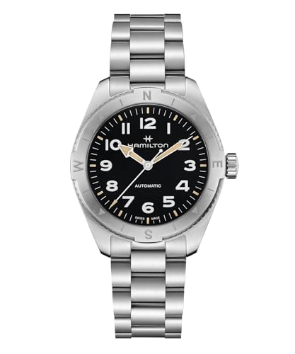 HAMILTON Khaki Field Expedition Auto H70315130 - Reloj plateado para hombre, Modern