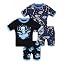 4pcs-black/Navy Blue-skeleton-sba26