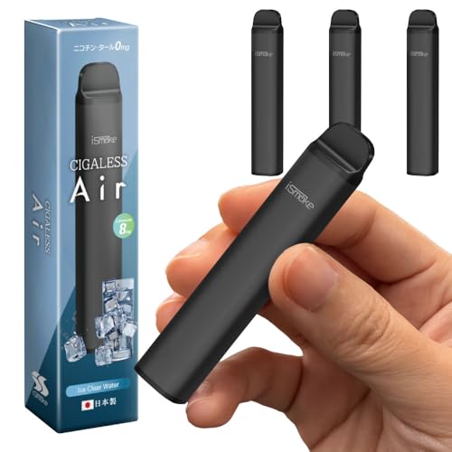 ismoke CIGALESS Air dq^oR ĝ 2500z\ VAPE e  jR` ^[ ACX[N VKX GAt[ o͒(d 8mg, ACXNAEH[^[ 3{)