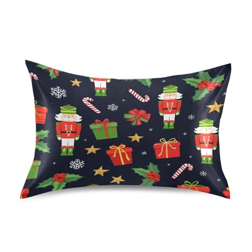Zhirexin Christmas Satin Pillowcase 20×26 – Silky Smooth