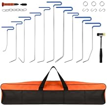 Rods Dent Removal Kit, 20 Pcs Paintless Dent Repair Rods, Premium Stainless Steel, Professional Hail Dent Removal Tool for Minor Dents, Door Dings and Hail Damage