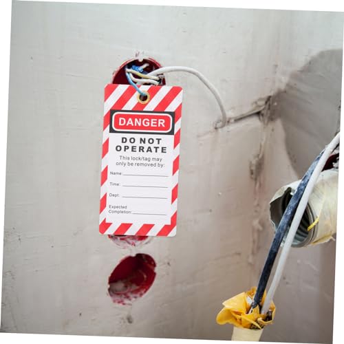 Balise de danger et étiquette de sortie étanche en plastique PVC Ciieeo - 7