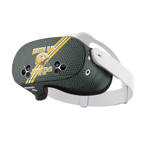 Skin NFL Green Bay Packers pour Meta Quest 3S vinyle décoratif soirée match football américain