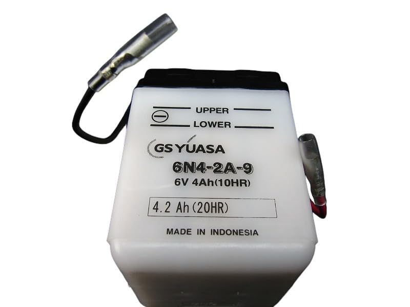Amazon | ミニモト GSユアサ6Vバッテリー6N4-2A-9 | バイク