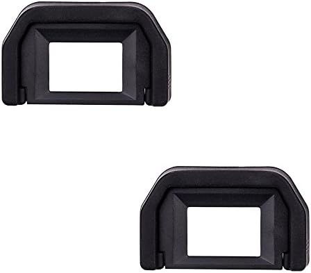 2 Pack JJC Camera Eyecup Eyepiece Eye Cup for Canon EOS Rebel T6 T7 T5 T3 T100 4000D SL3 SL2 SL1 T8i T7i T6s T6i T5i T4i T3i T2i T1i XSi XTi XT XS Camera,Replaces Canon Ef Eyecup Eyepiece