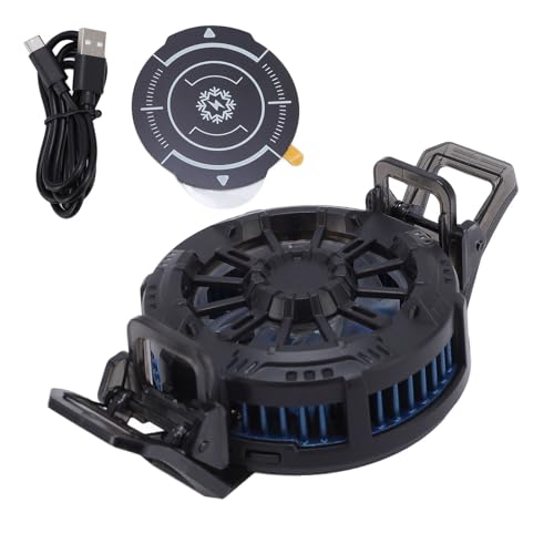 CHEOTIME Magnetic Tablet Cooler, Semiconductor Heatsink Cooling Cell Phone Cooler 5000rpm Mobile Phone Radiator Fan for Computer Graphics Cards