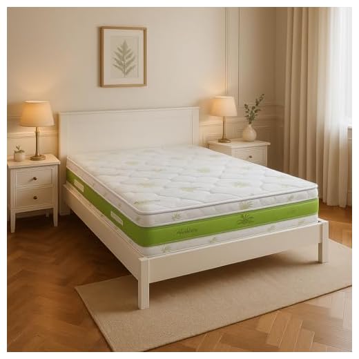 Ginflex Materasso Una Piazza e Mezza Waterfoam 120x190 H25 Tessuto Aloe Vera | Antiacaro - Anallergico - Antibatterico | 100% Made in Italy (Altezza: 25cm, 120x190)