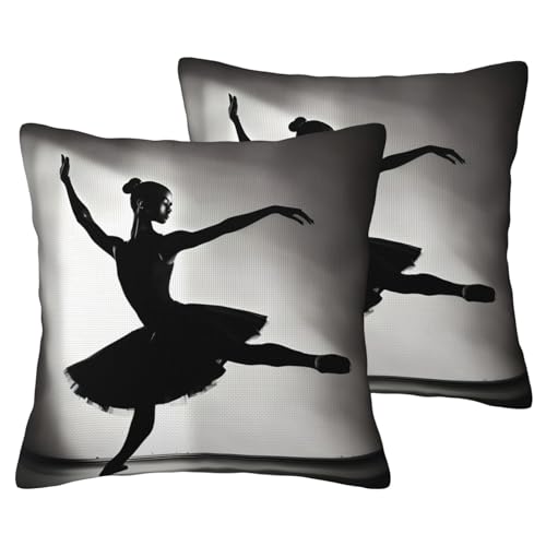 Housse de coussin ballerine EdWal protège et décore lit et canapé