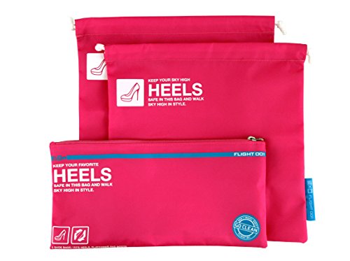 Flight 001 Go Clean Heels, Hot Pink, One Size