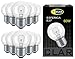 CLAR - Bombilla Incandescente 60W, Esférica E27, Bombilla Vintage, Filamento Classic (Pack 10)