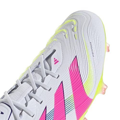 Image of adidas Elite Firm Ground Soccer Cleats - Pink, White