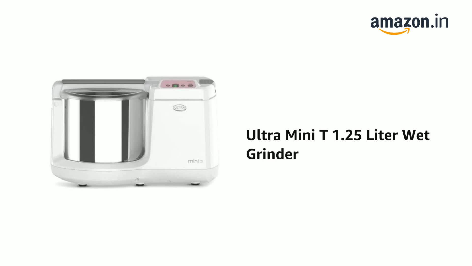 キッチン家電 ULTRA Mini T Wet Grinder Mixy Elgi Ultra Wet Grinder Mini T with timer, 1.25 Litres, 110
