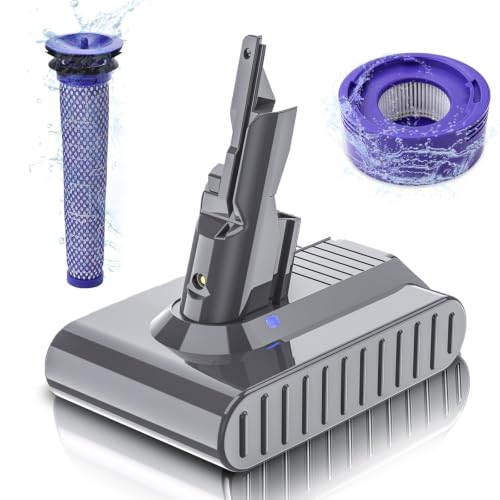 Image of Upgraded 7000mAh 21.6V Replacement for Dyson V7 Battery SV11 225403 229687 Compatible with Dyson V7 Motorhead /Animal /Trigger /HEPA /Car+Boat /Absolute Handheld Vacuum Cleaners with 2 Filters