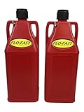 FLO-FAST Pro DUAL 10.5-Gallon Container SAVINGS BUNDLE - Portable, Durable, Made in USA – Marine, ATV, Automotive, Agriculture (Red)