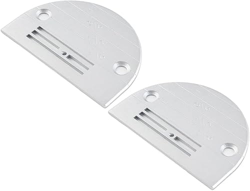 FSFY E24 2pcs Zig Zag Needle Throat Plate Professional Sewing Machine Heavy Duty Sewing Machine Accessories For Brother Singer Industrial Sewing