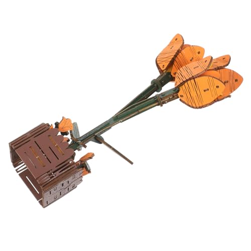 Gatuida De Bouquet De Fleurs en Bois Figurine De Fleur en Bois Artisanat De Tulipes pour Adultes Kit De