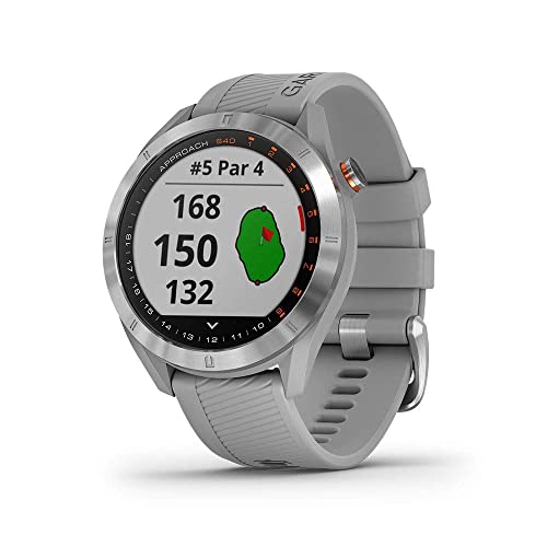 Best Deal Cheap 🛒 Garmin Approach S40, Stylish GPS Golf Smartwatch, Lightweight with Touchscreen Display, Gray/Stainless Steel (Renewed)