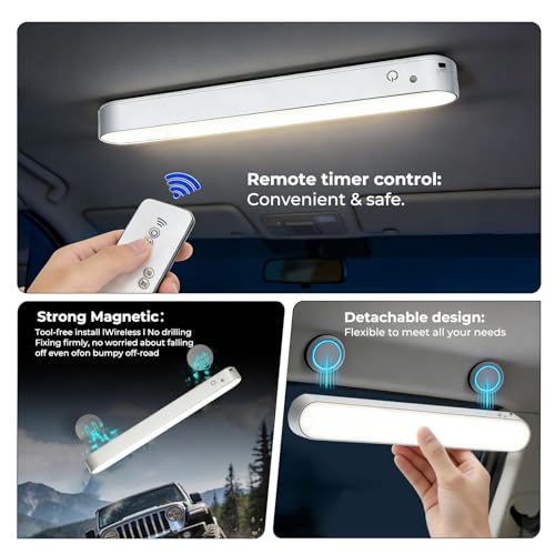 Luces de coche para Tesla Cybertruck accesorios interiores de techo recargables 4