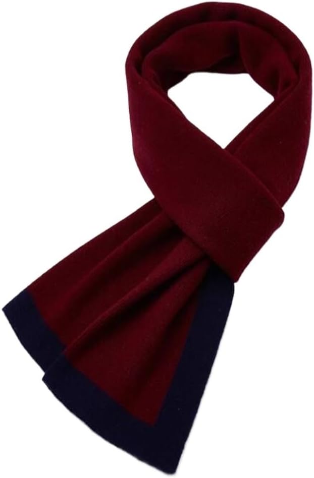 Thickened Warm Gift For Father And Boyfriend Wool Scarf For Men, Versatile In Autumn And Winter